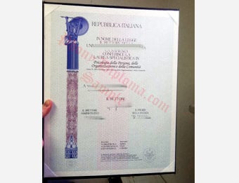 Repubblica Italiana - Fake Diploma Sample from Italy